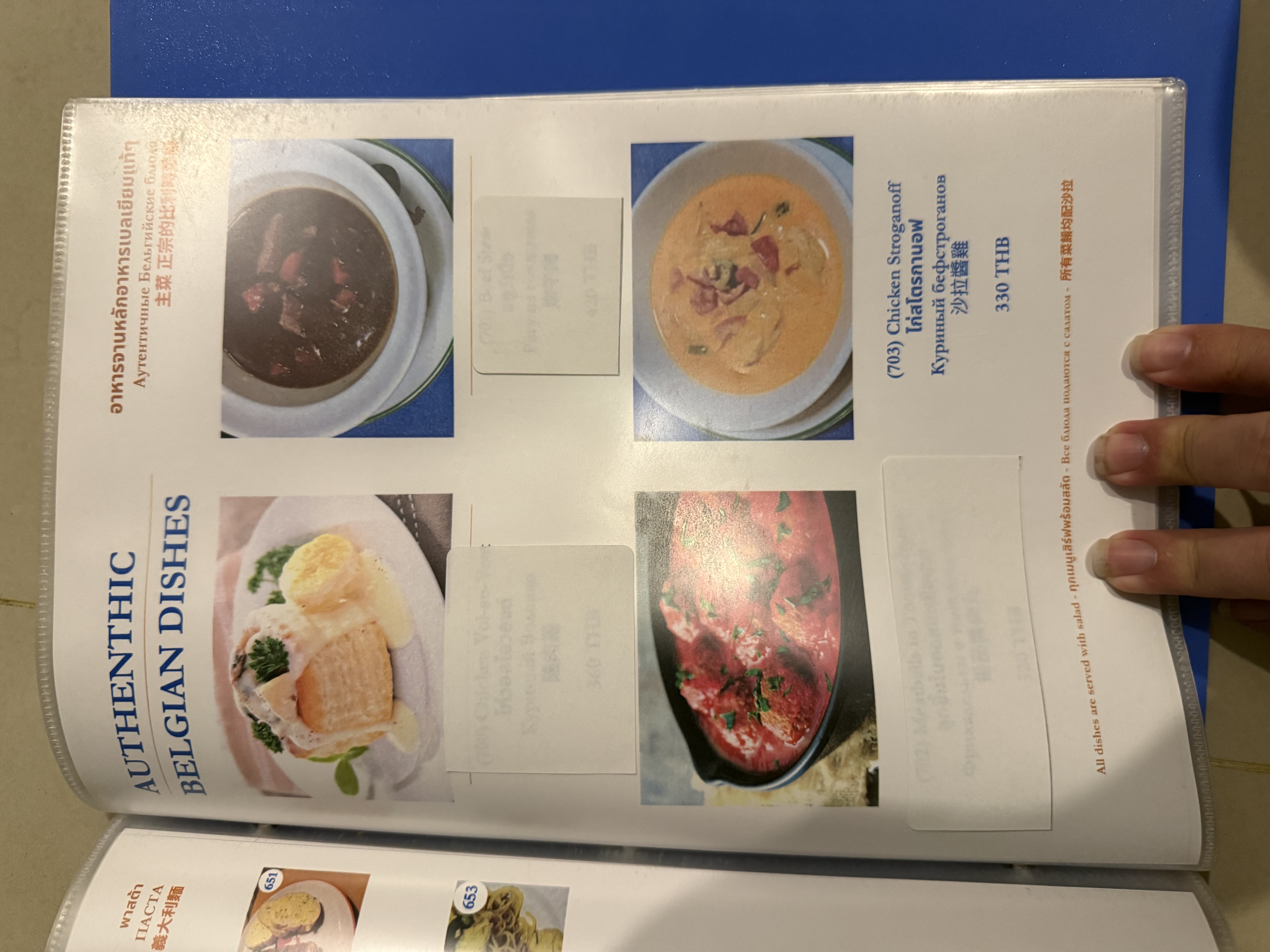 Authentic Belgian dishes